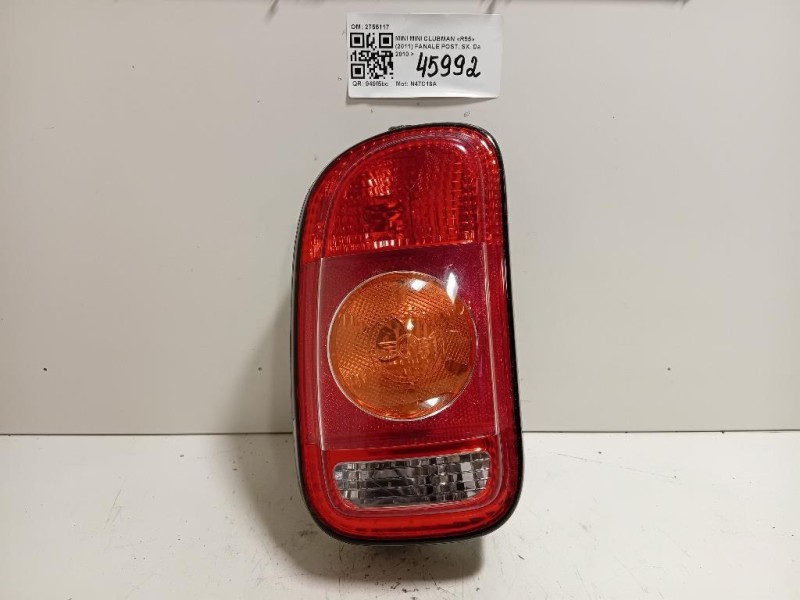 Fanale POST SX 2755117 Mini MINI Clubman R55 2011