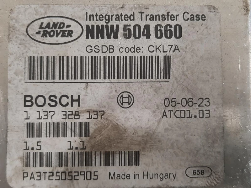 Centralina Cambio NNW 504660 Land Rover Range Rover Sport II 2009