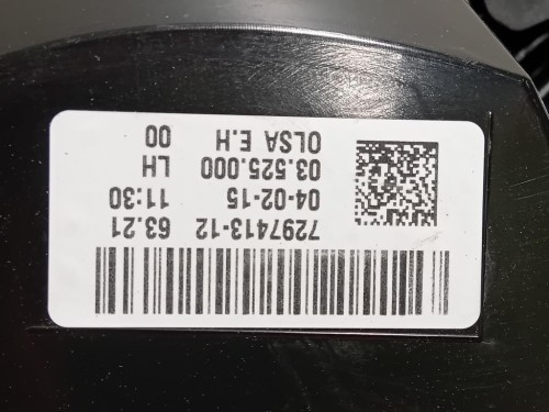 Fanale POST SX 7297413-12 Mini MINI Cooper F55 2014