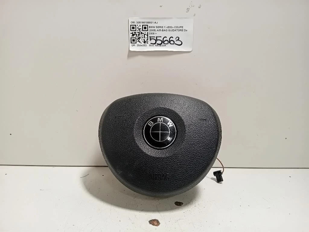 Air-bag Guidatore 305166199001-AJ Bmw Serie 1 E82 Coupe 2005