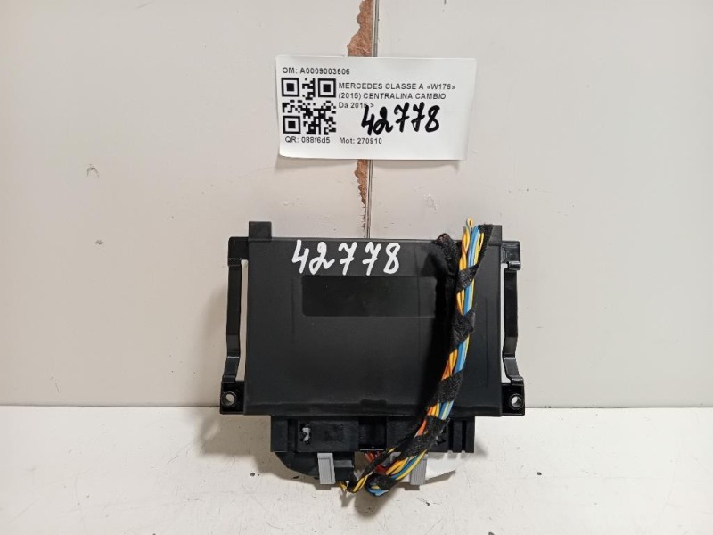Centralina Cambio A0009003606 Mercedes Classe A W176 2015