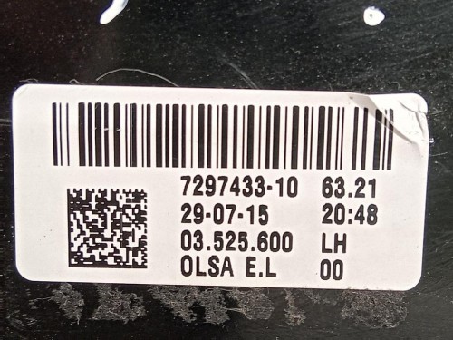 Fanale POST SX 7297433-10 Mini MINI Cooper F55 2014