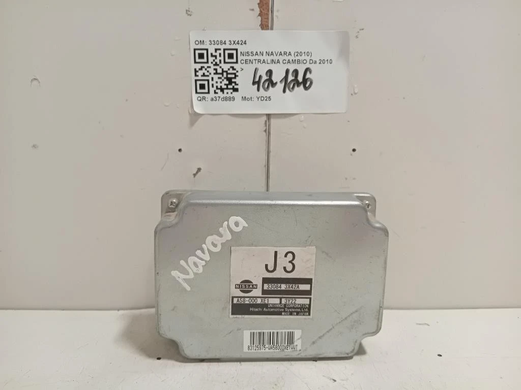 Centralina Cambio 33084 3X424 Nissan Navara 2010
