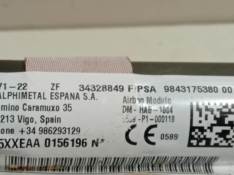 Air-bag A Tendina SX 34328849 Opel Mokka B 2020