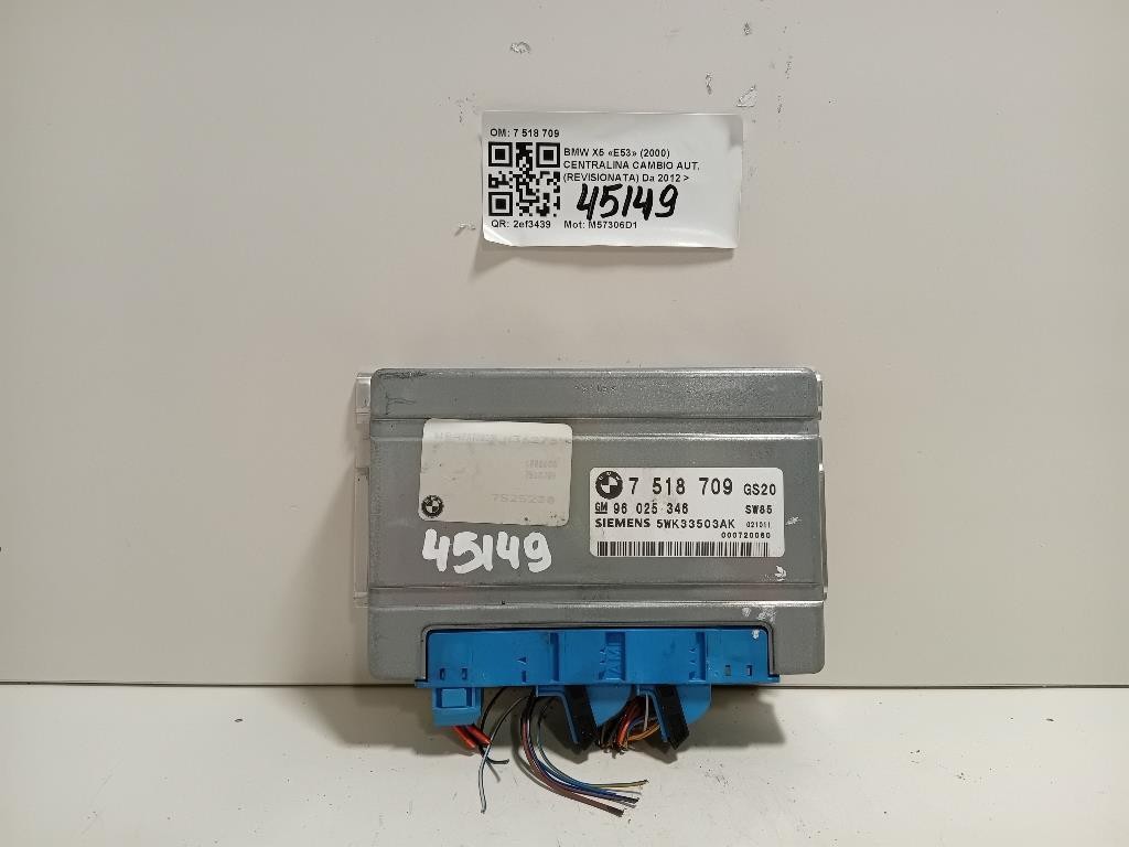 Centralina Cambio Autrevisionata 7 518 709 Bmw X5 E53 2000