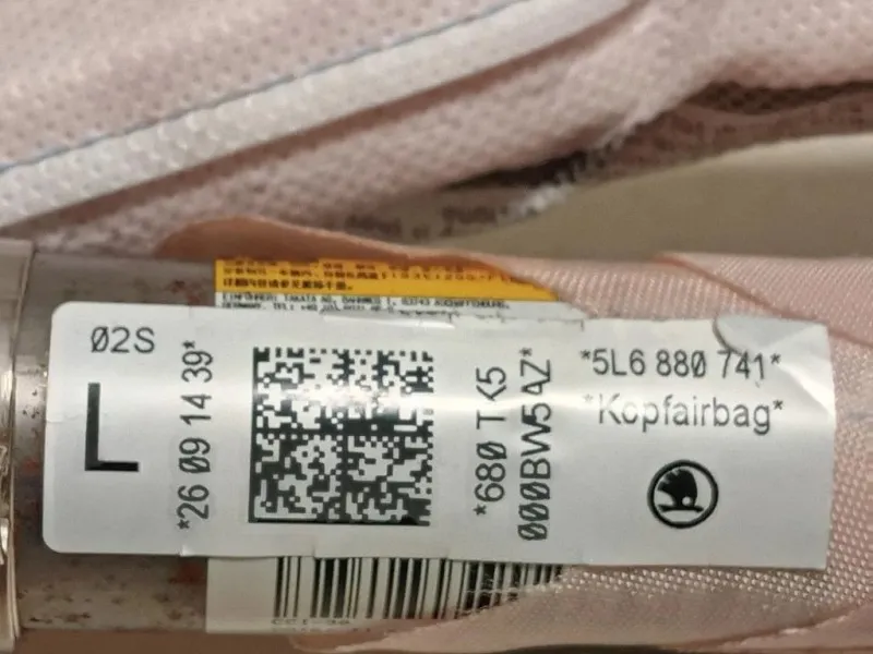 Air-bag A Tendina SX 5L6880741 Skoda YETI 2014