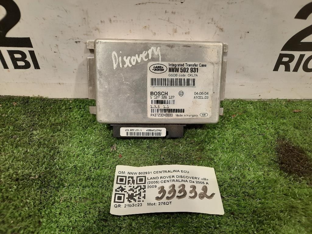 Centralina Cambio Autrevisionata NNW 502931 CENTRALINA ECU Land Rover Discovery III 2005