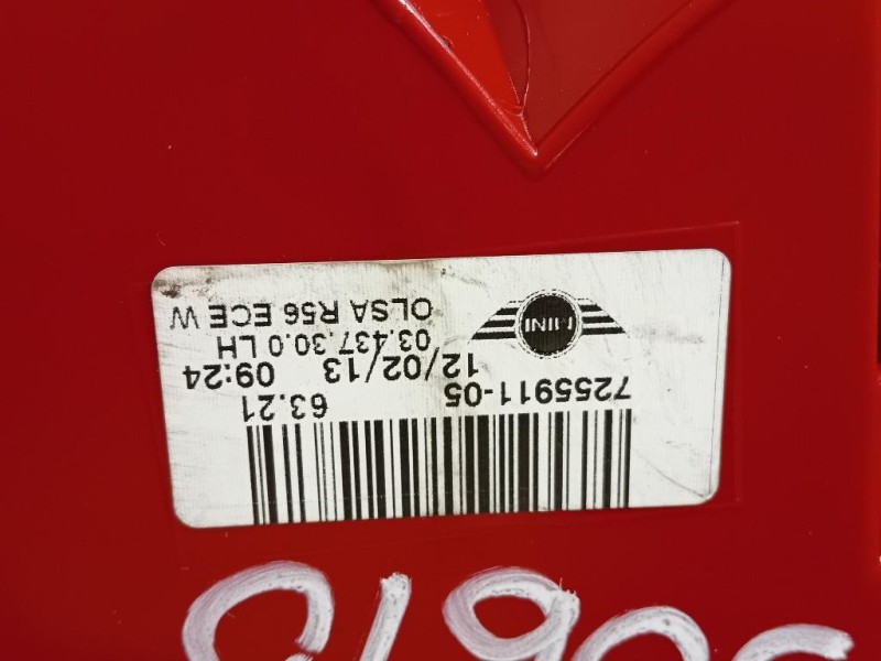 Fanale POST SX 725591105 Mini MINI Cooper R56 2007