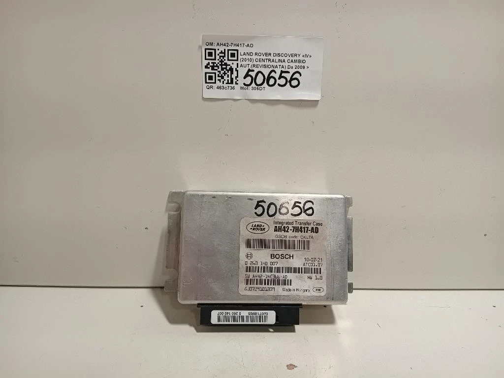 Centralina Cambio Autrevisionata AH42-7H417-AD Land Rover Discovery IV 2010