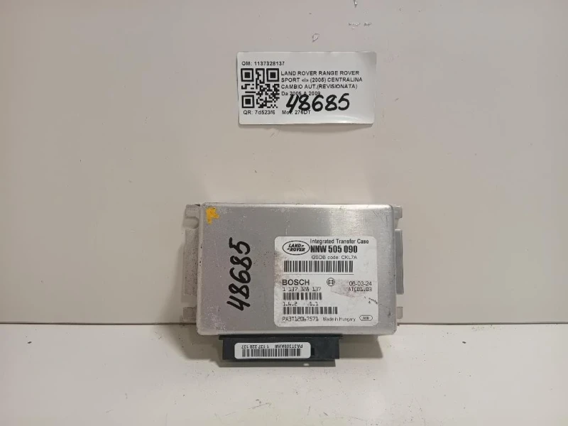 Centralina Cambio Autrevisionata 1137328137 Land Rover Range Rover Sport I 2005