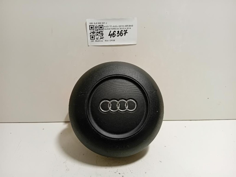 Air-bag Guidatore 8J0880201J Audi TT 8J3 2010