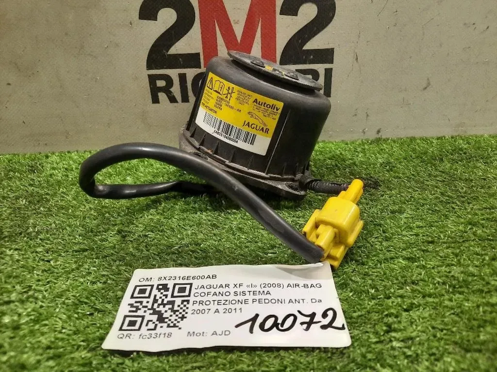 Air-bag Cofano Sistema Protezione Pedoni ANT 8X2316E600AB Jaguar XF I 2008