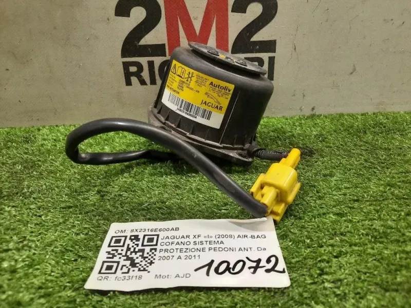 Air-bag Cofano Sistema Protezione Pedoni ANT 8X2316E600AB Jaguar XF I 2008