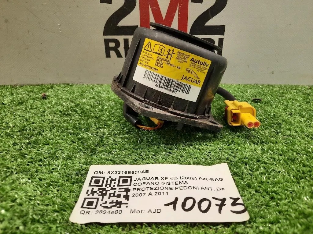 Air-bag Cofano Sistema Protezione Pedoni ANT 8X2316E600AB Jaguar XF I 2008
