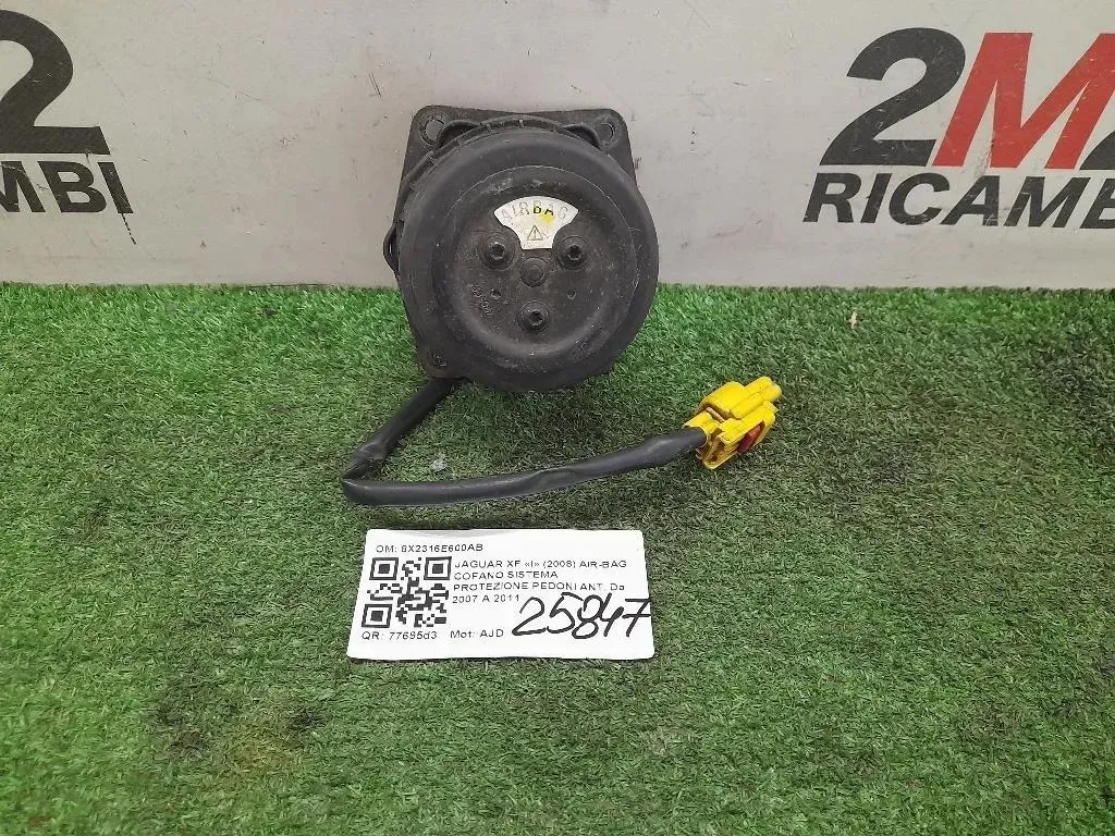 Air-bag Cofano Sistema Protezione Pedoni ANT 8X2316E600AB Jaguar XF I 2008