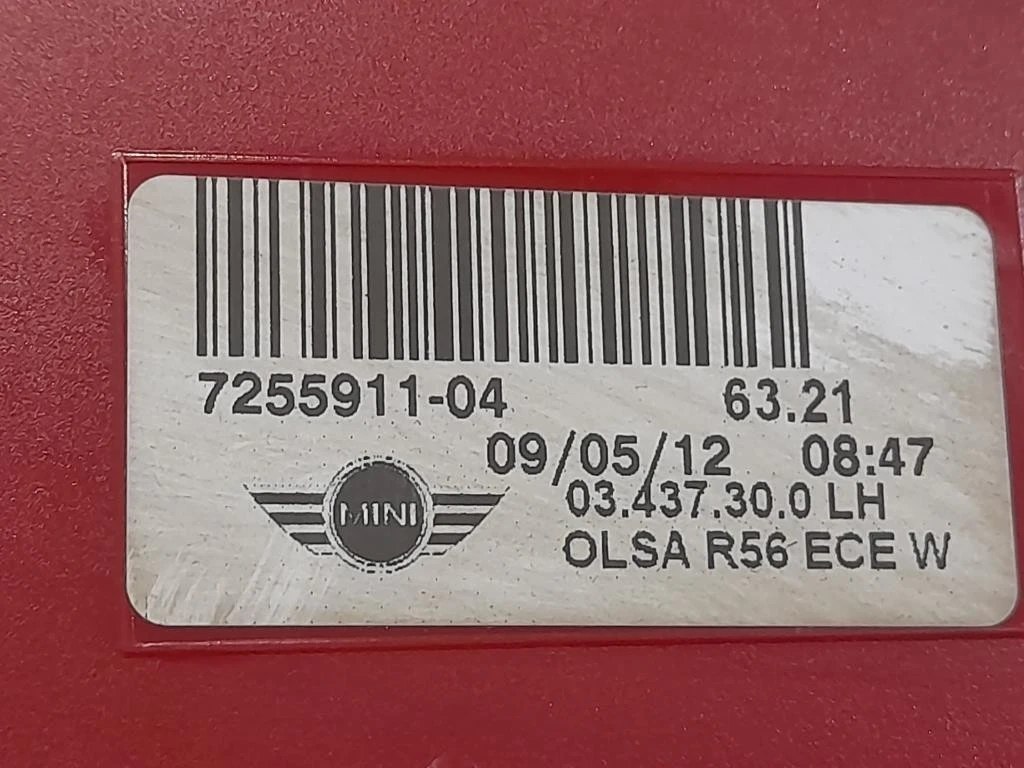 Fanale POST SX 7255909-04 Mini MINI Cooper R56 2007