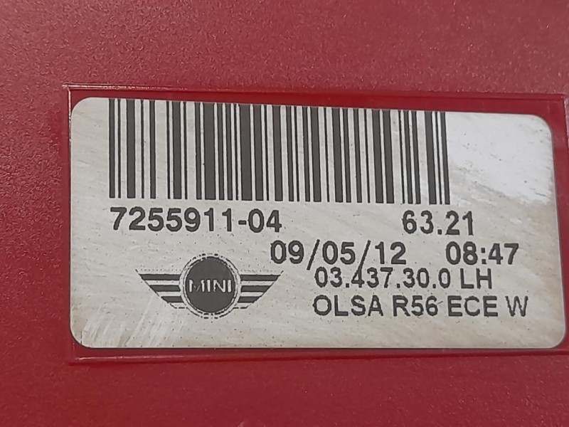 Fanale POST SX 7255909-04 Mini MINI Cooper R56 2007