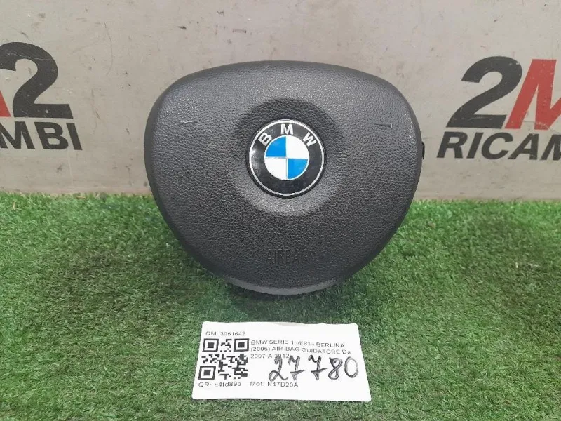 Air-bag Guidatore 3051642 Bmw Serie 1 E81 Berlina 2005