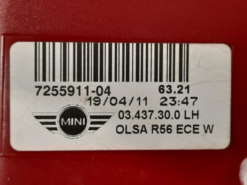 Fanale POST SX 7255911-04 Mini MINI Cooper R56 2007