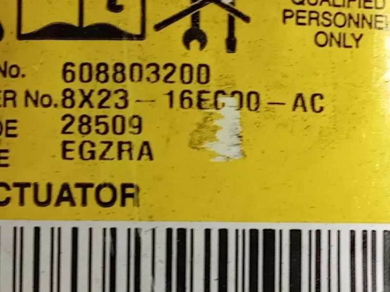 Air-bag Cofano Sistema Protezione Pedoni ANT 8X23-16E600-AC Jaguar XF I 2008