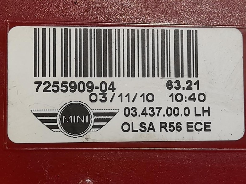 Fanale POST SX 7255909-04 Mini MINI Cooper R56 2007