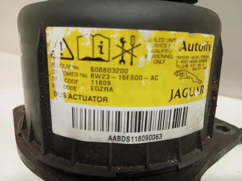 Air-bag Cofano Sistema Protezione Pedoni ANT 8X23-16E600-AC Jaguar XF I 2008