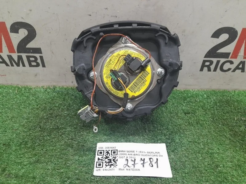 Air-bag Guidatore 3051642 Bmw Serie 1 E81 Berlina 2005