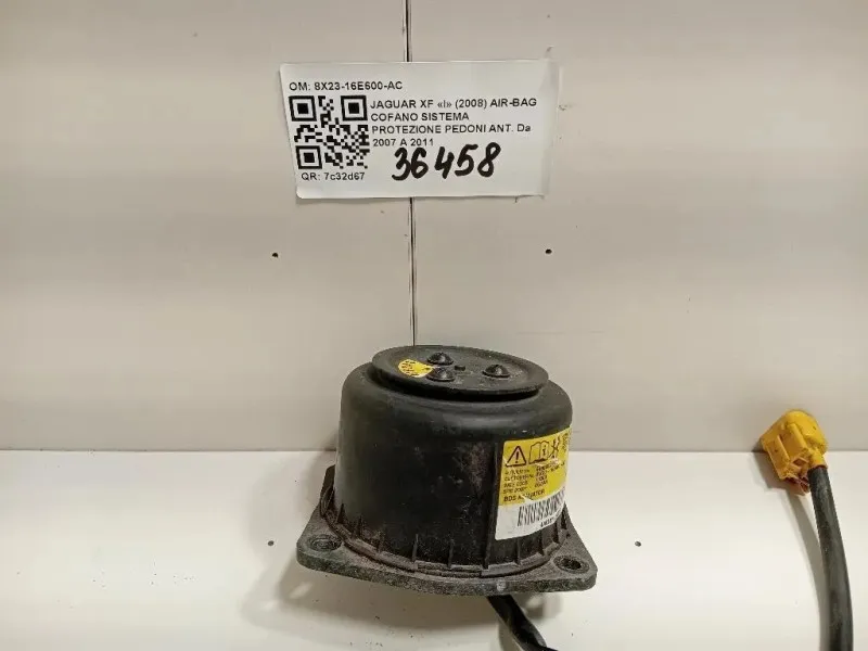 Air-bag Cofano Sistema Protezione Pedoni ANT 8X23-16E600-AC Jaguar XF I 2008