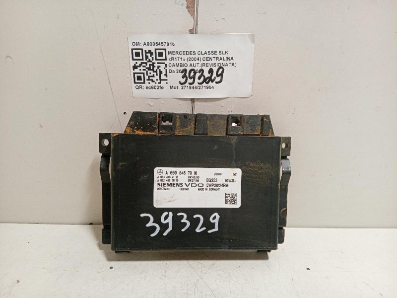 Centralina Cambio Autrevisionata A0005457916 Mercedes Classe SLK R171 2004