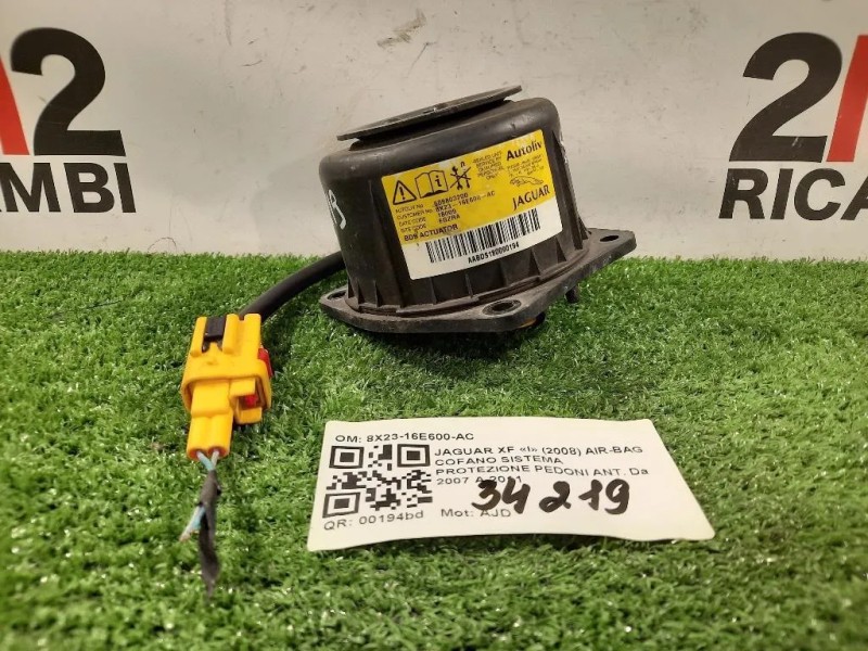 Air-bag Cofano Sistema Protezione Pedoni ANT 8X23-16E600-AC Jaguar XF I 2008