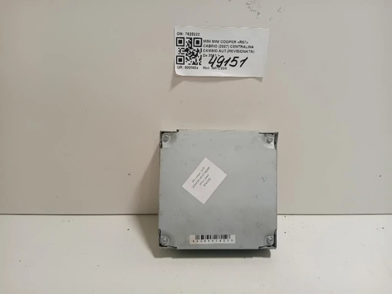 Centralina Cambio Autrevisionata 7625222 Mini MINI Cooper R57 Cabrio 2007