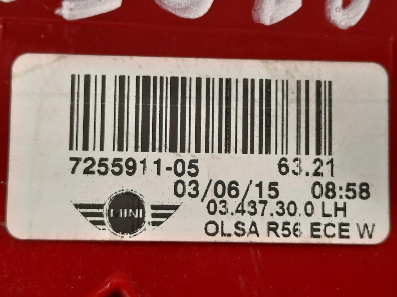 Fanale POST SX 7255911-05 Mini MINI Cooper R57 Cabrio 2007