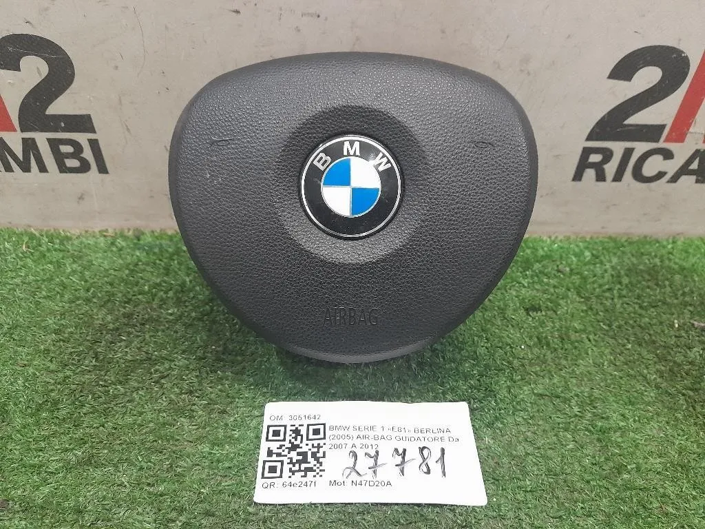 Air-bag Guidatore 3051642 Bmw Serie 1 E81 Berlina 2005