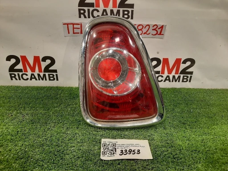 Fanale POST SX 7255911-05 Mini MINI Cooper R57 Cabrio 2007