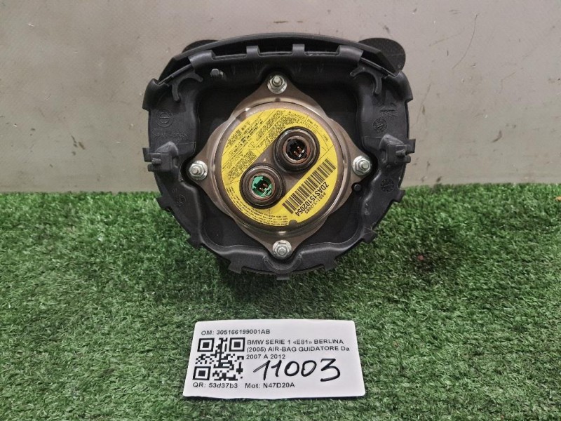 Air-bag Guidatore 305166199001AB Bmw Serie 1 E81 Berlina 2005