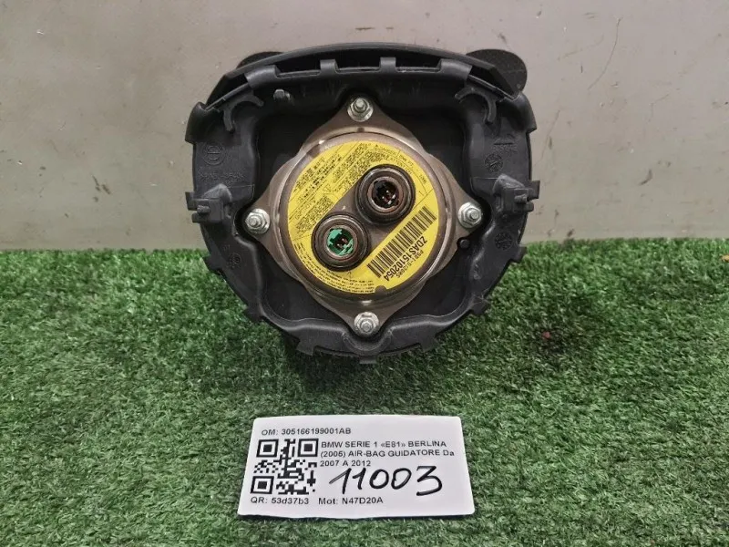 Air-bag Guidatore 305166199001AB Bmw Serie 1 E81 Berlina 2005