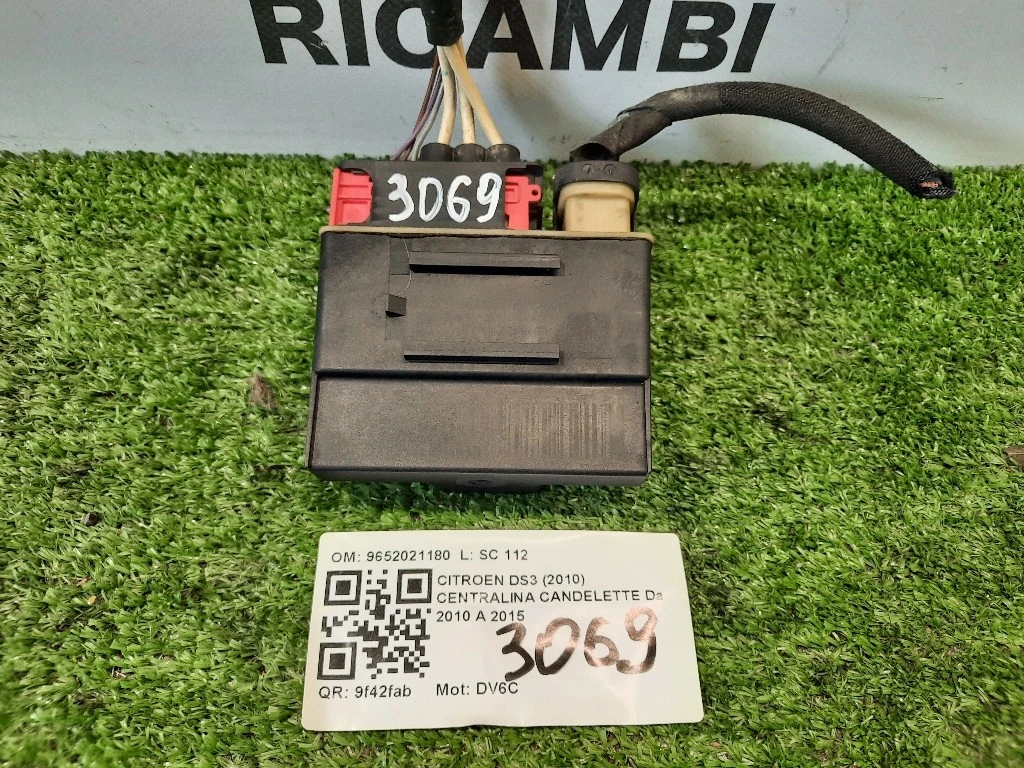 Centralina Candelette 9652021180 Citroen DS3 2010
