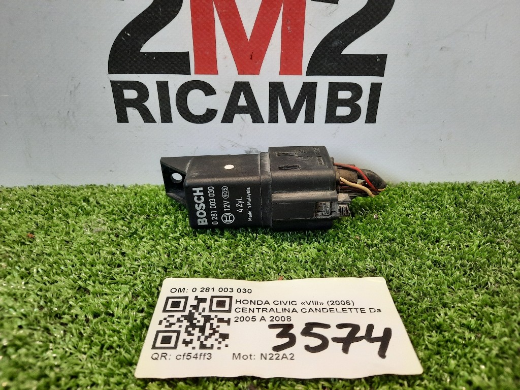 Centralina Candelette 0 281 003 030 Honda Civic VIII 2006
