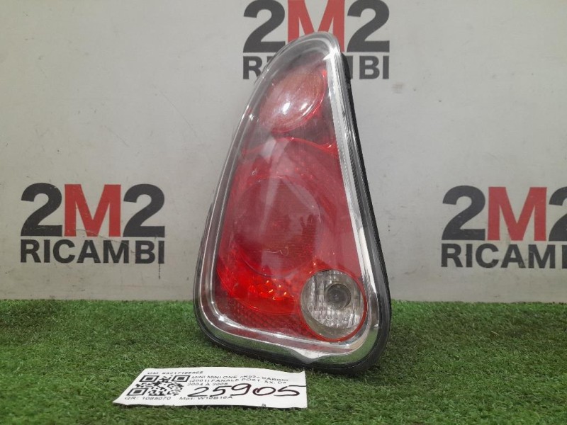 Fanale POST SX 63217166955 Mini MINI ONE R52 Cabrio 2001