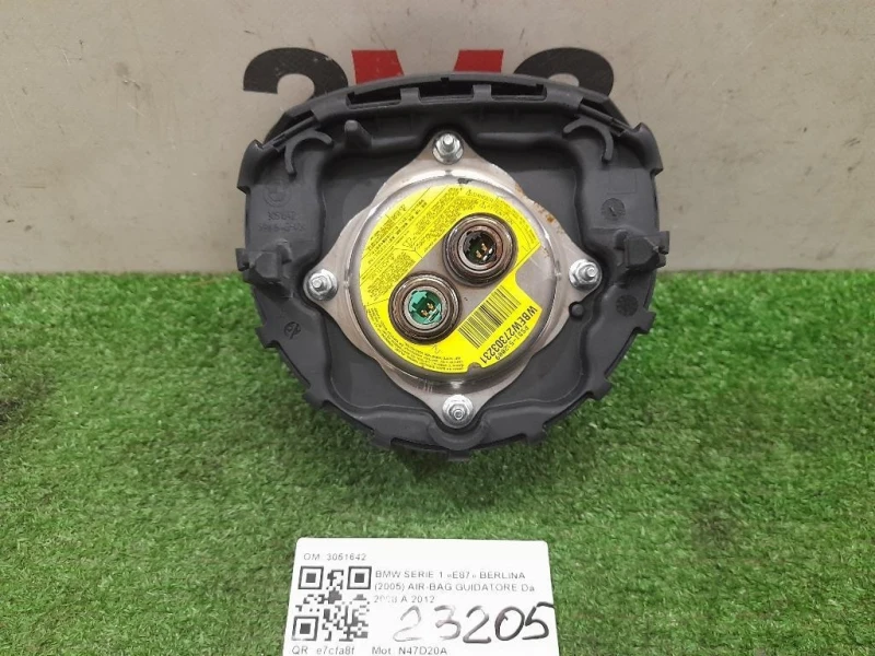 Air-bag Guidatore 3051642 Bmw Serie 1 E87 Berlina 2005