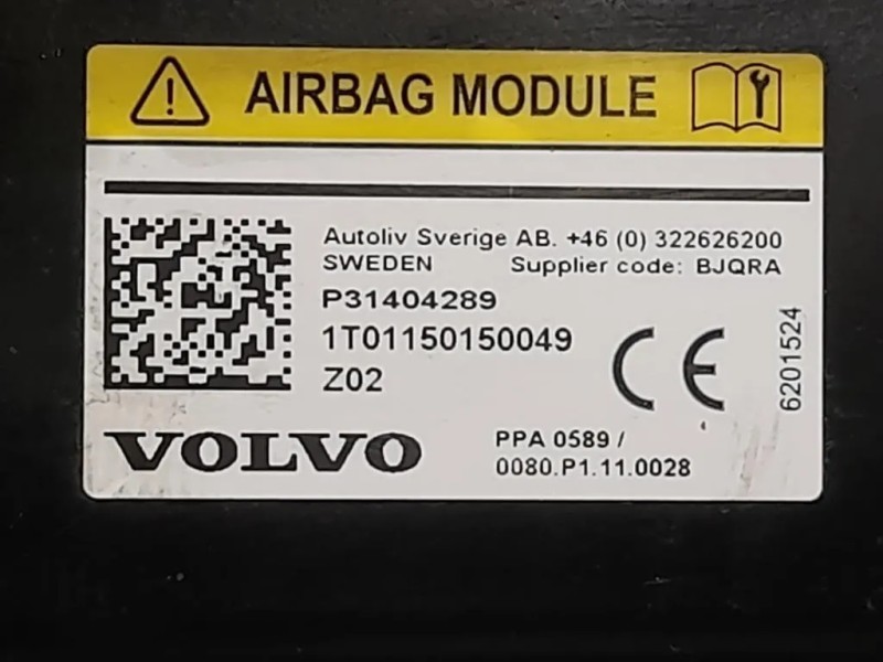 Air-bag Cofano Sistema Protezione Pedoni ANT P31404289 Volvo V40 II 2012