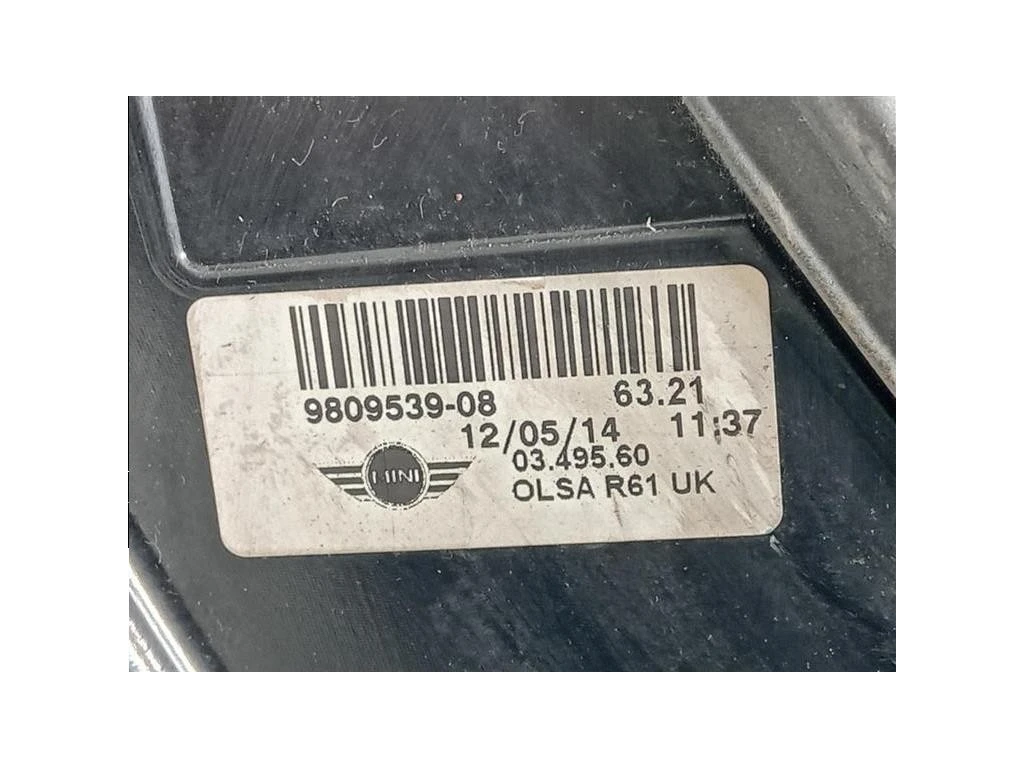 Fanale POST SX 9809539-08 Mini MINI Paceman R61 2013