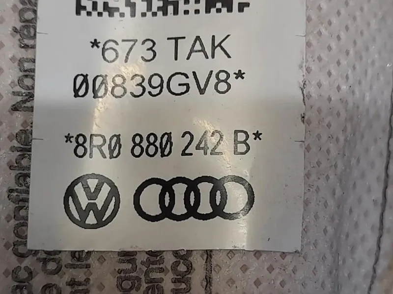 Air-bag Cuscino Sedile ANT DX 8R0880242B Audi Q5 8RB 2009