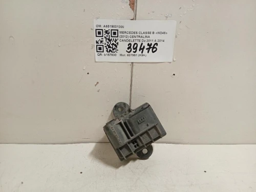 Centralina Candelette A6519001300 Mercedes Classe B W246 2012