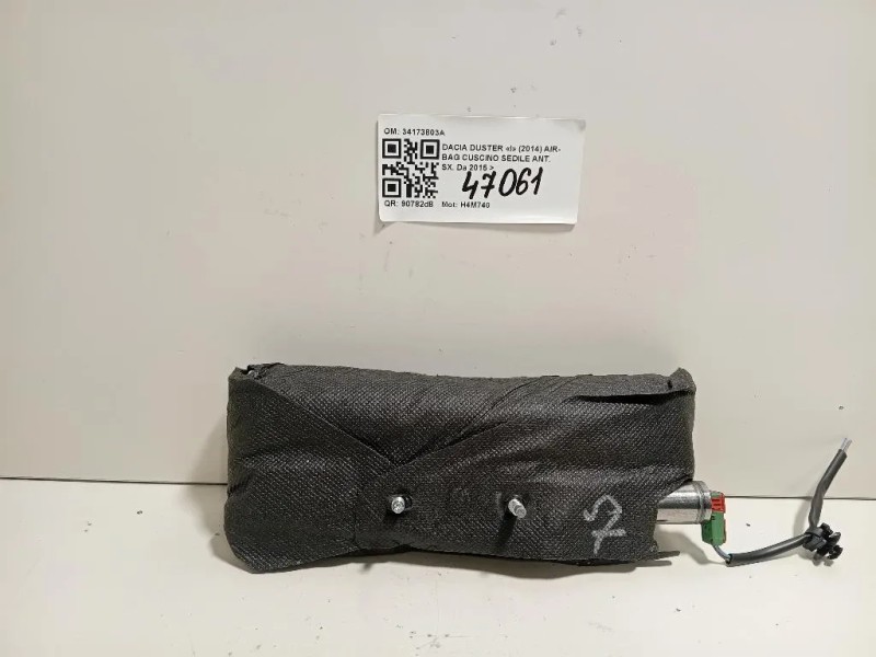 Air-bag Cuscino Sedile ANT SX 34173803A Dacia Duster I 2014