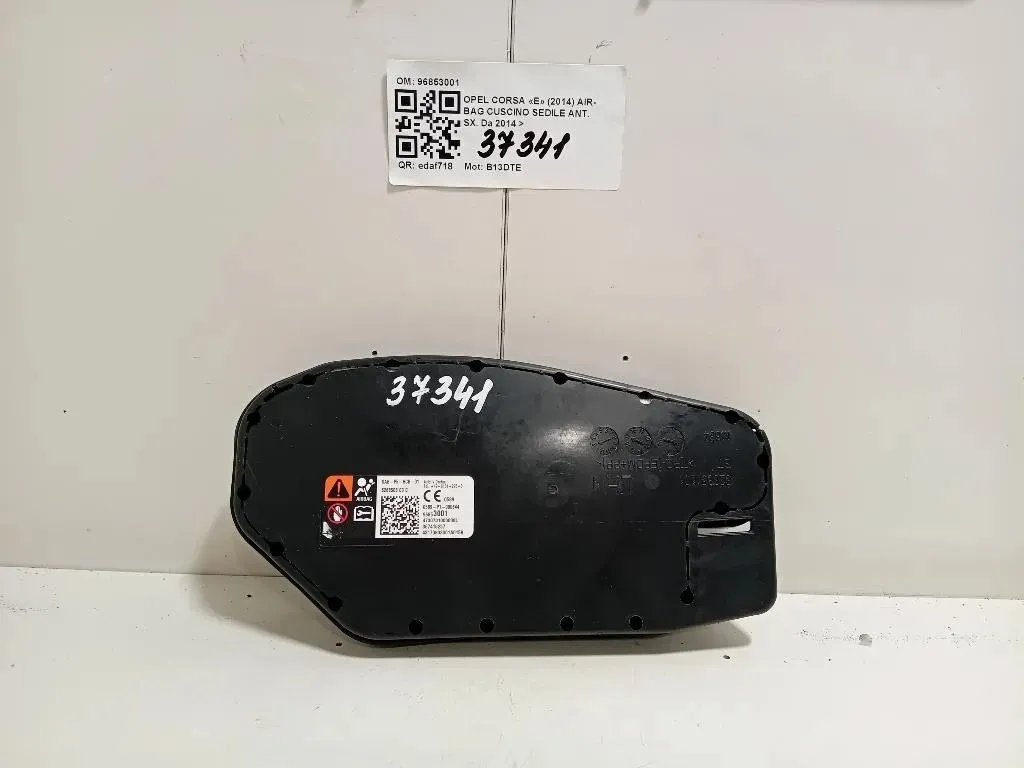 Air-bag Cuscino Sedile ANT SX 96853001 Opel Corsa E 2014
