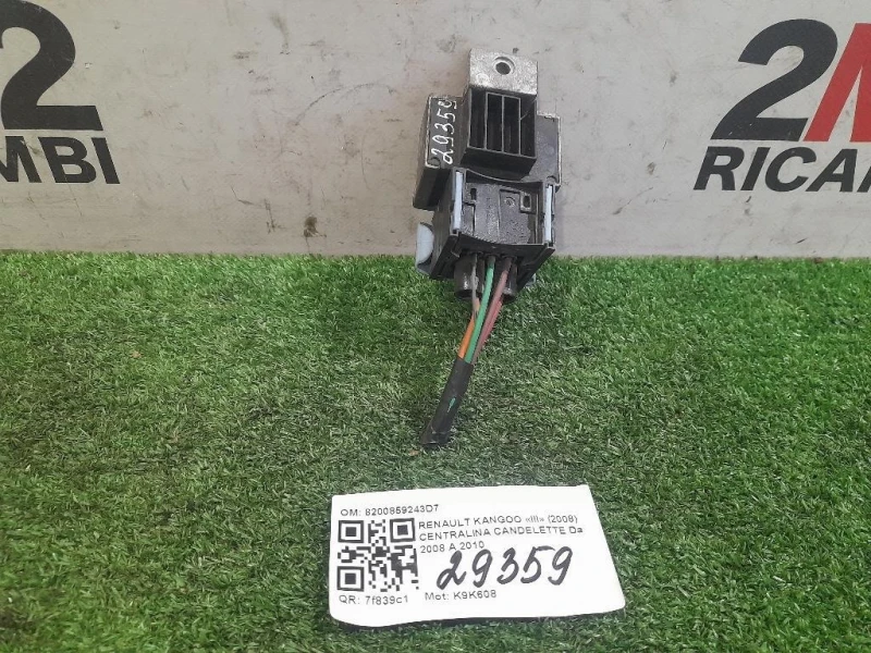 Centralina Candelette 8200859243D7 Renault Kangoo III 2008