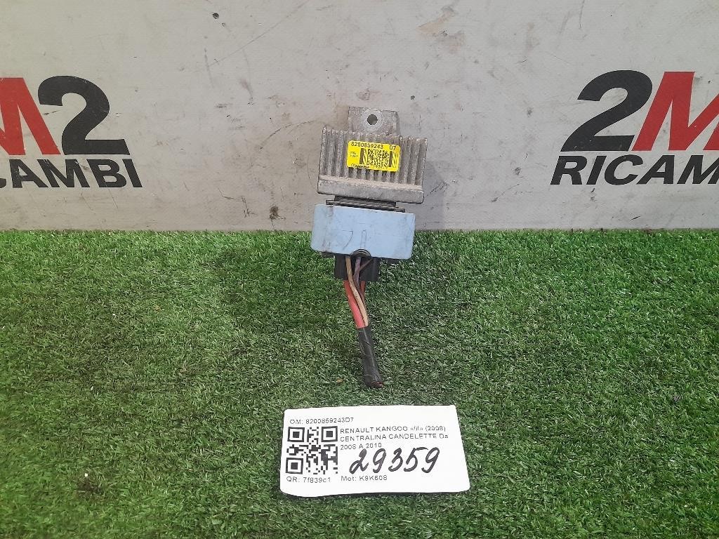 Centralina Candelette 8200859243D7 Renault Kangoo III 2008