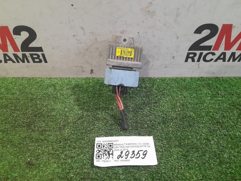 Centralina Candelette 8200859243D7 Renault Kangoo III 2008