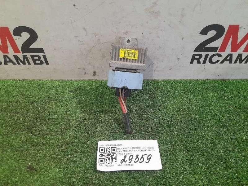 Centralina Candelette 8200859243D7 Renault Kangoo III 2008